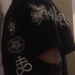 Stay Sick cropped hoodie